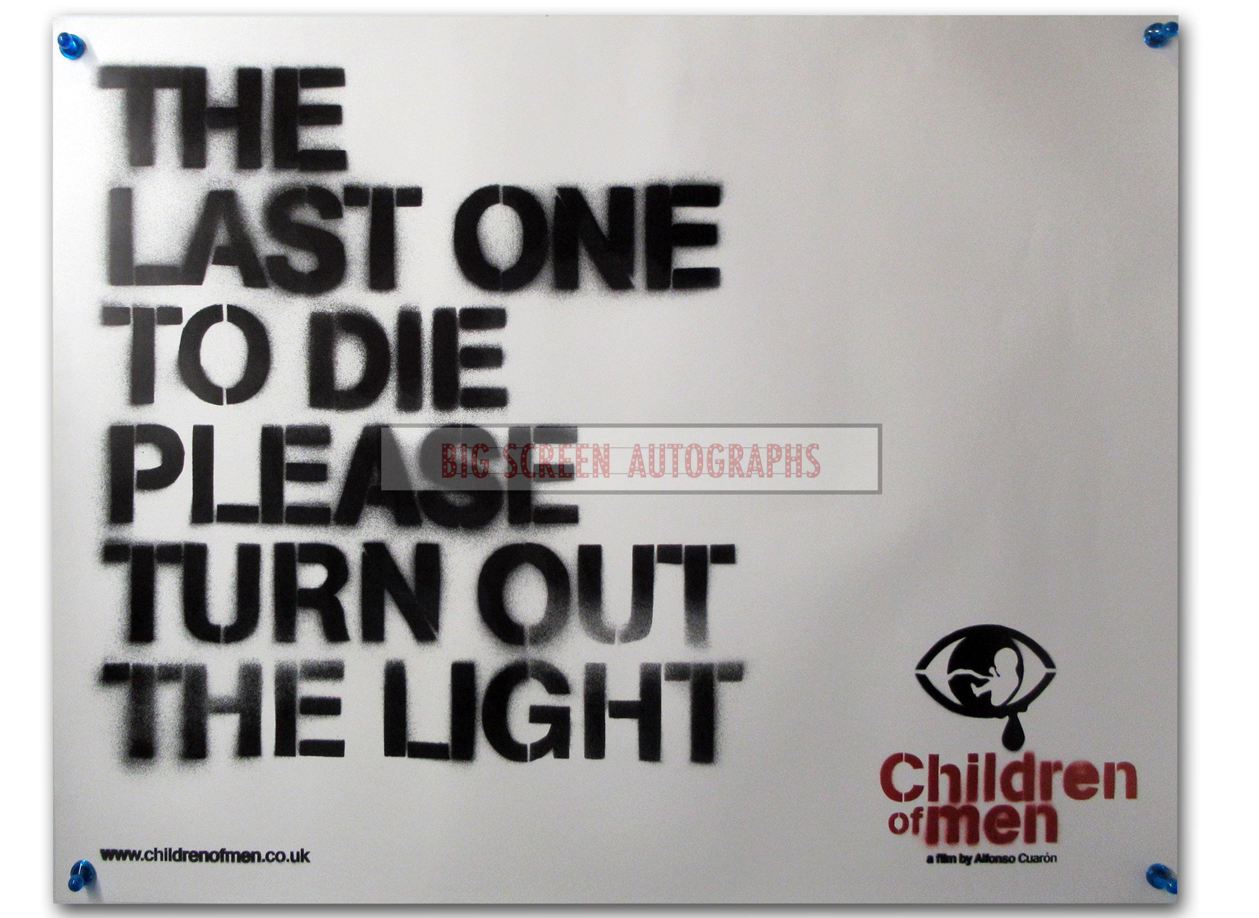 Children of Men quad poster A