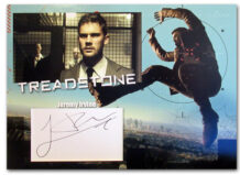 Jeremy Irvine signed display