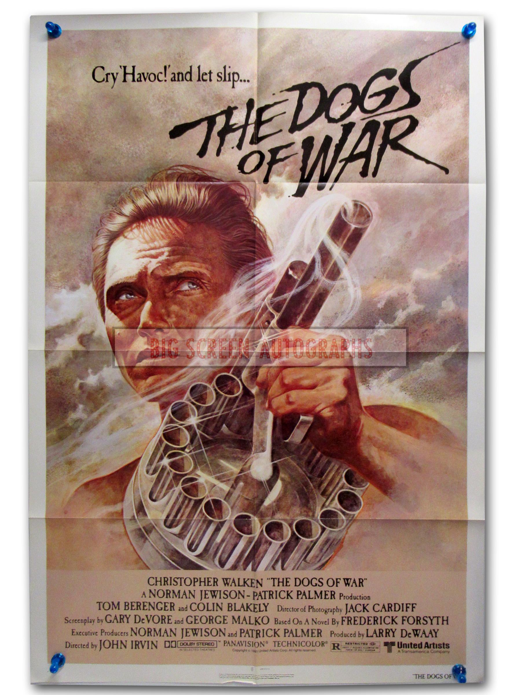 The Dogs Of War one sheet poster