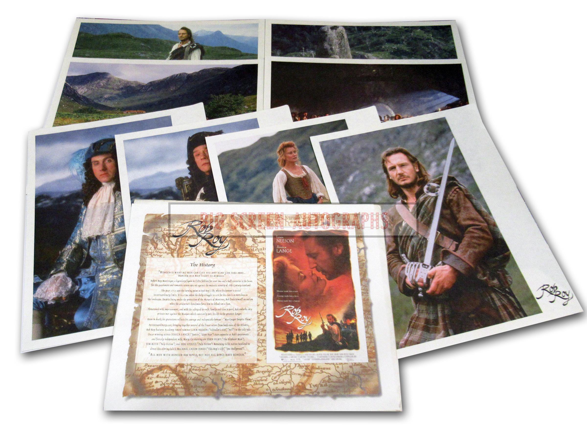 Rob Roy print set | Big Screen Autographs