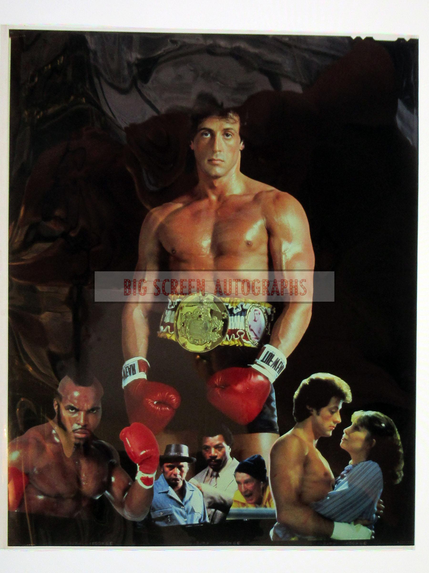 Rocky III original large format transparency