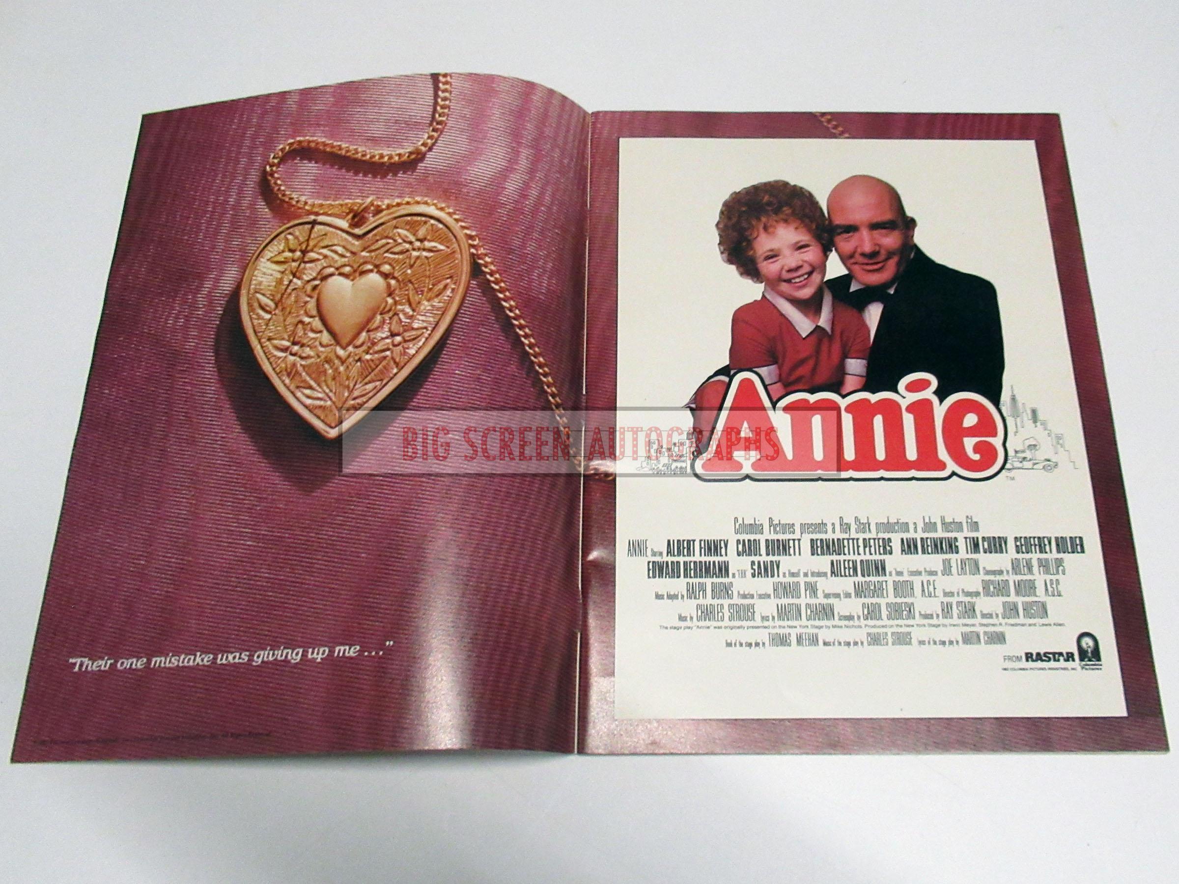 Annie original souvenir program - Image 2