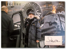 Sam Mendes signed display