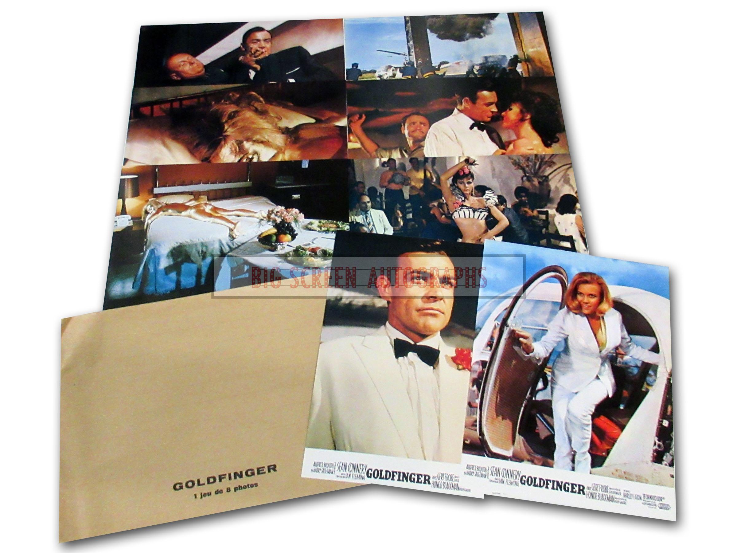 Goldfinger French lobby card set