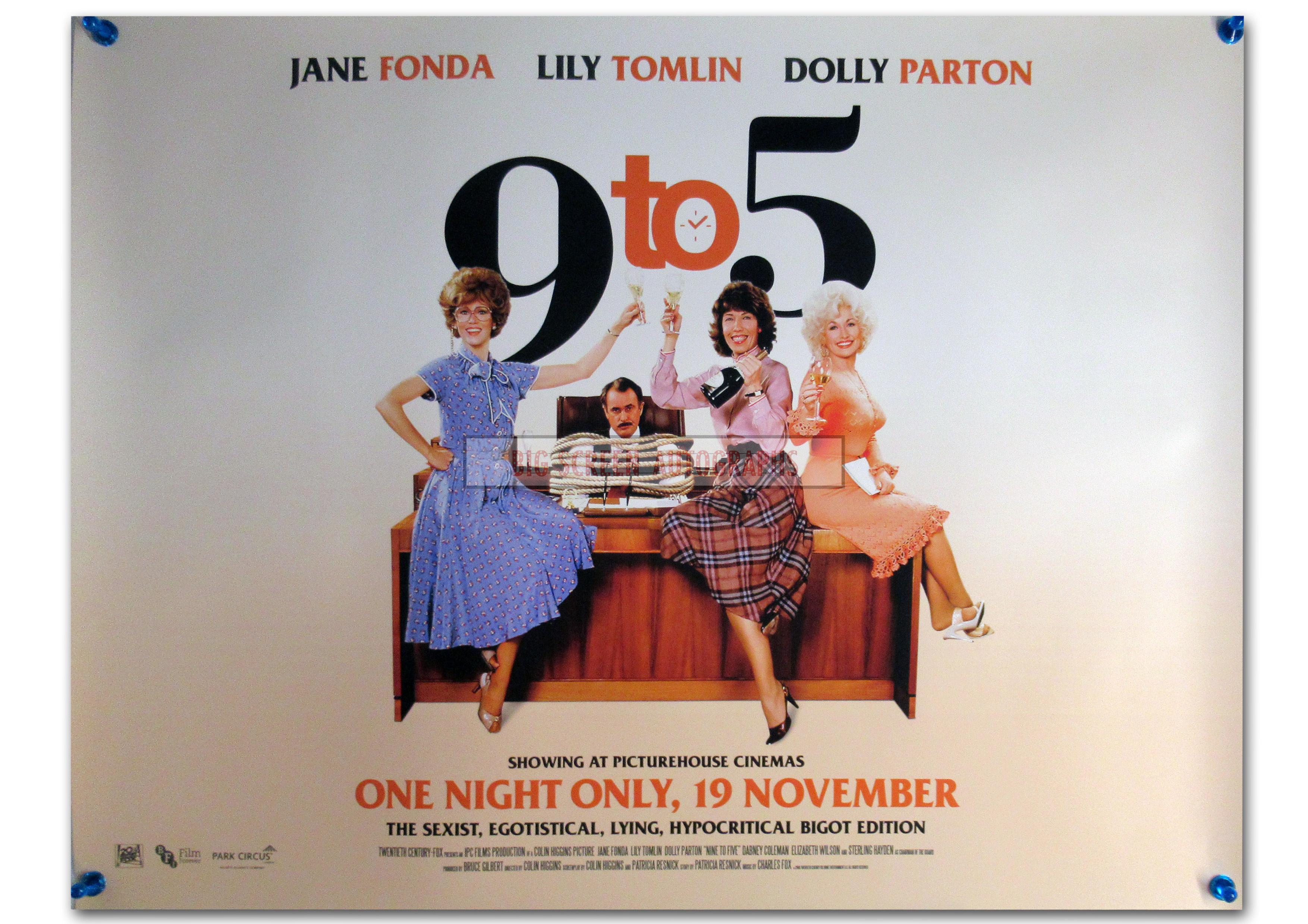 9 to 5 quad poster (limited re-release quad poster)