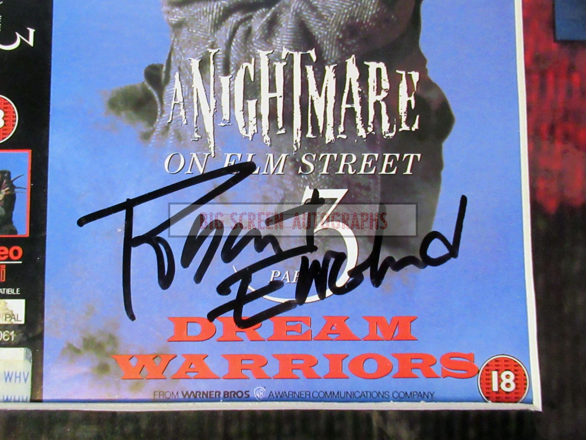 Robert England large signed display +ACOA B | Big Screen Autographs