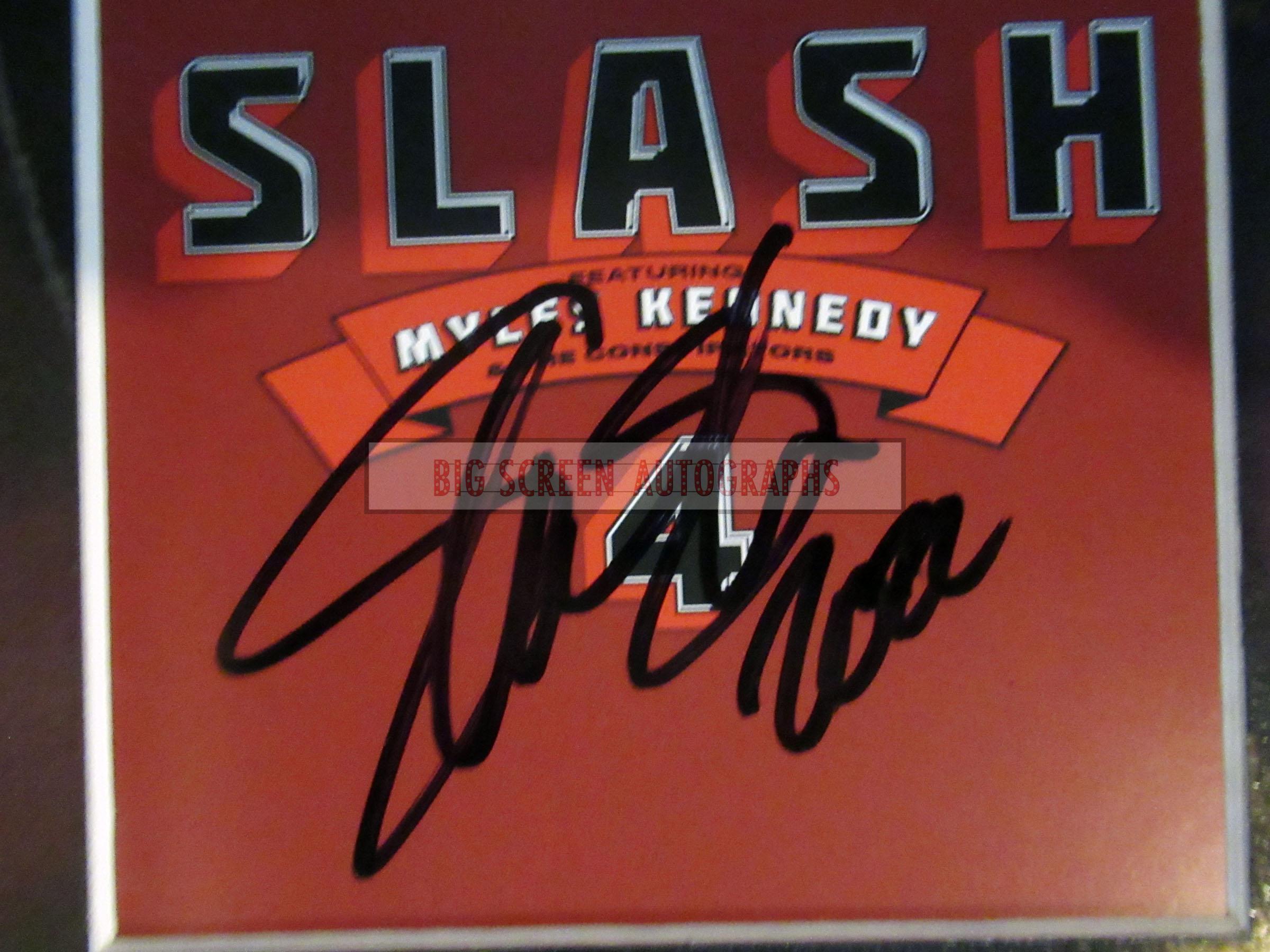 Slash large signed display | Big Screen Autographs
