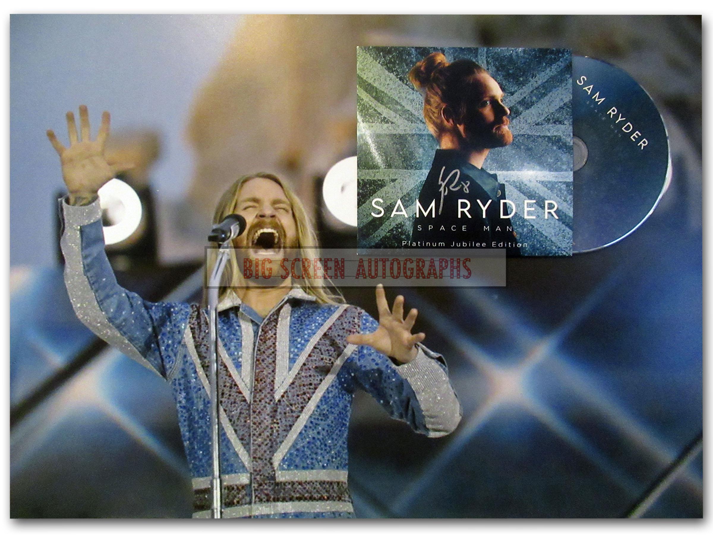 Sam Ryder signed display | Big Screen Autographs