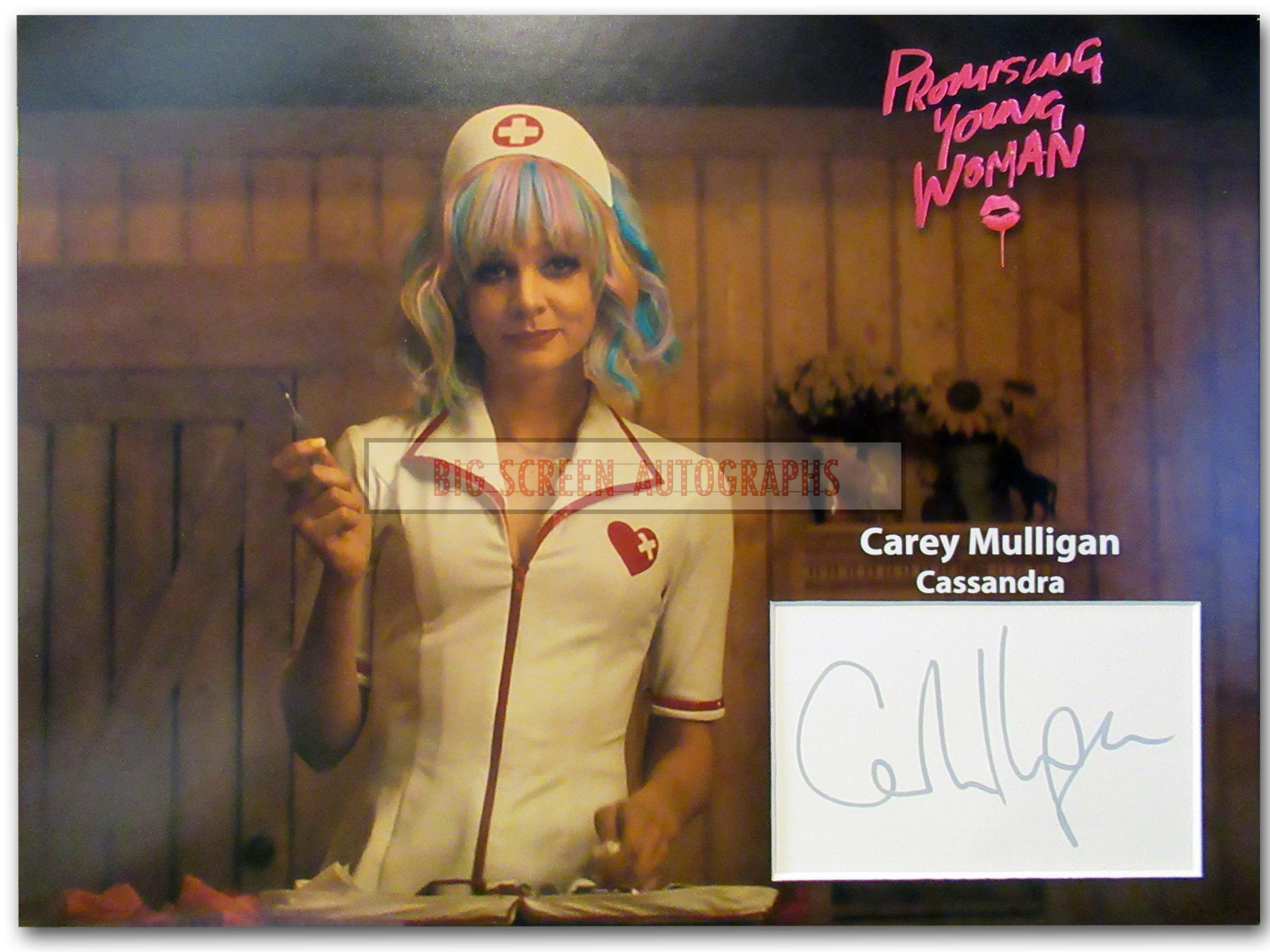 Carey Mulligan signed display B