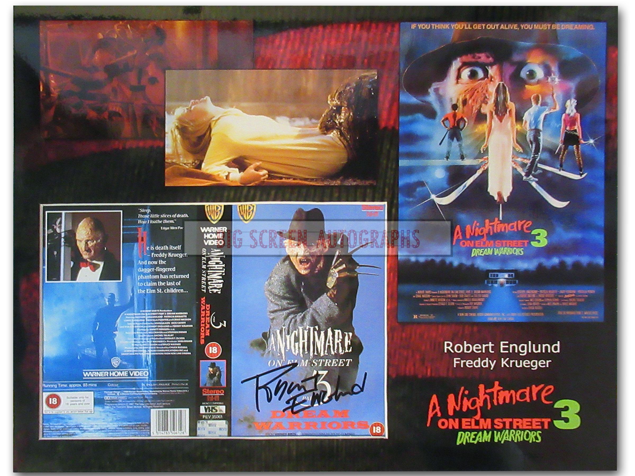 Robert England large signed display +ACOA B | Big Screen Autographs