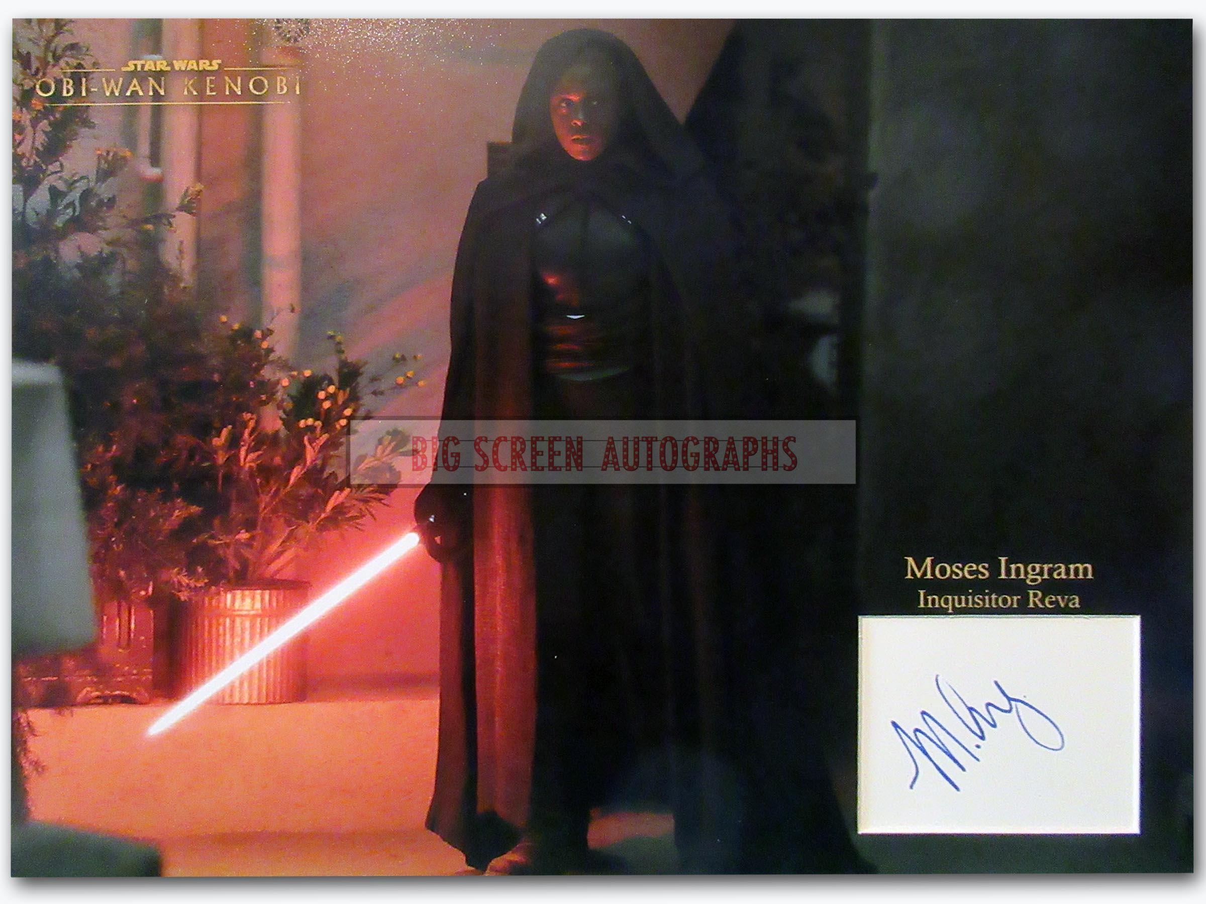 Moses Ingram signed display (ACOA) A