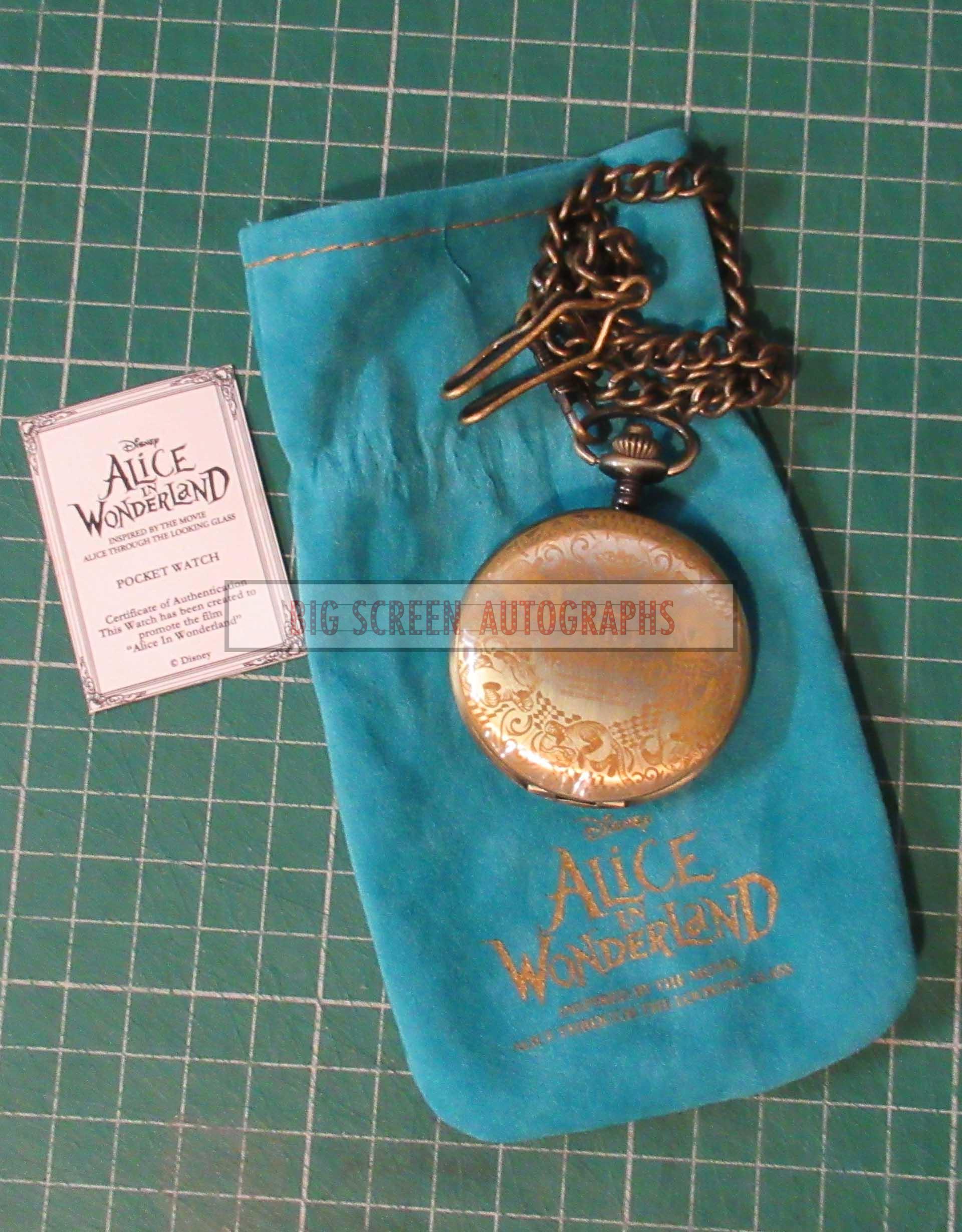 Alice in Wonderland promotional pocket watch