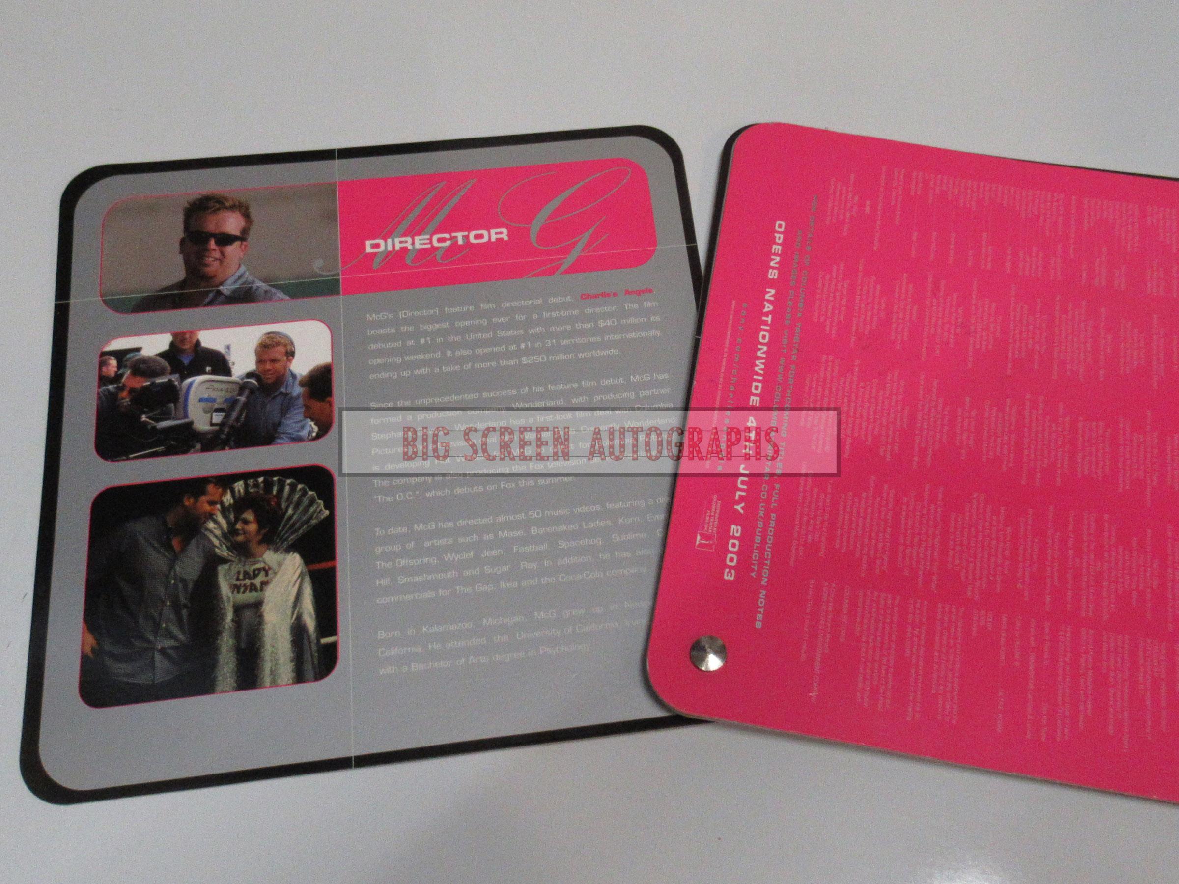 Charlie's Angel Full Throttle press book - Image 10
