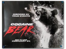 Cocaine Bear quad poster