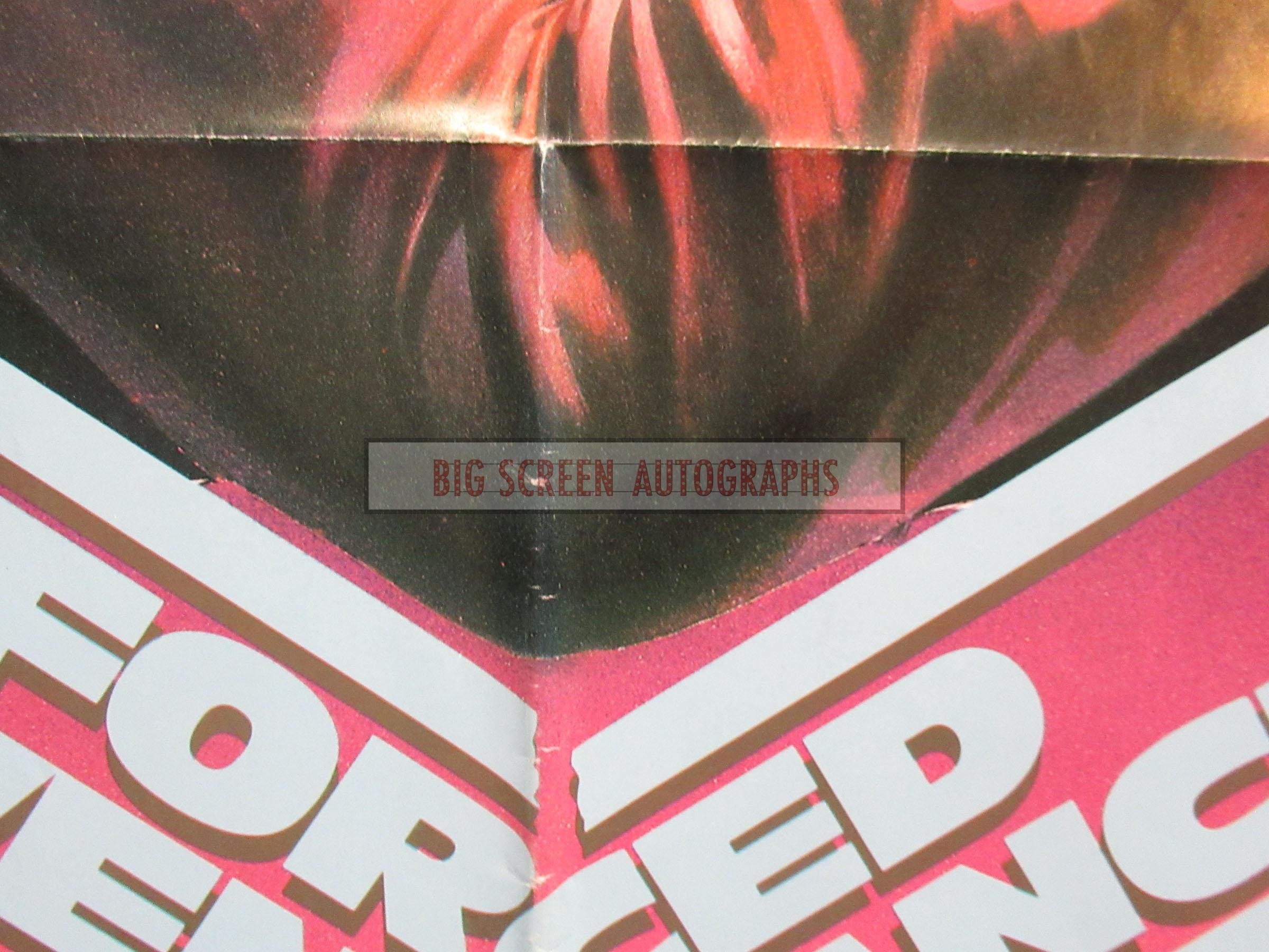 Forced Vengeance One Sheet Poster | Big Screen Autographs