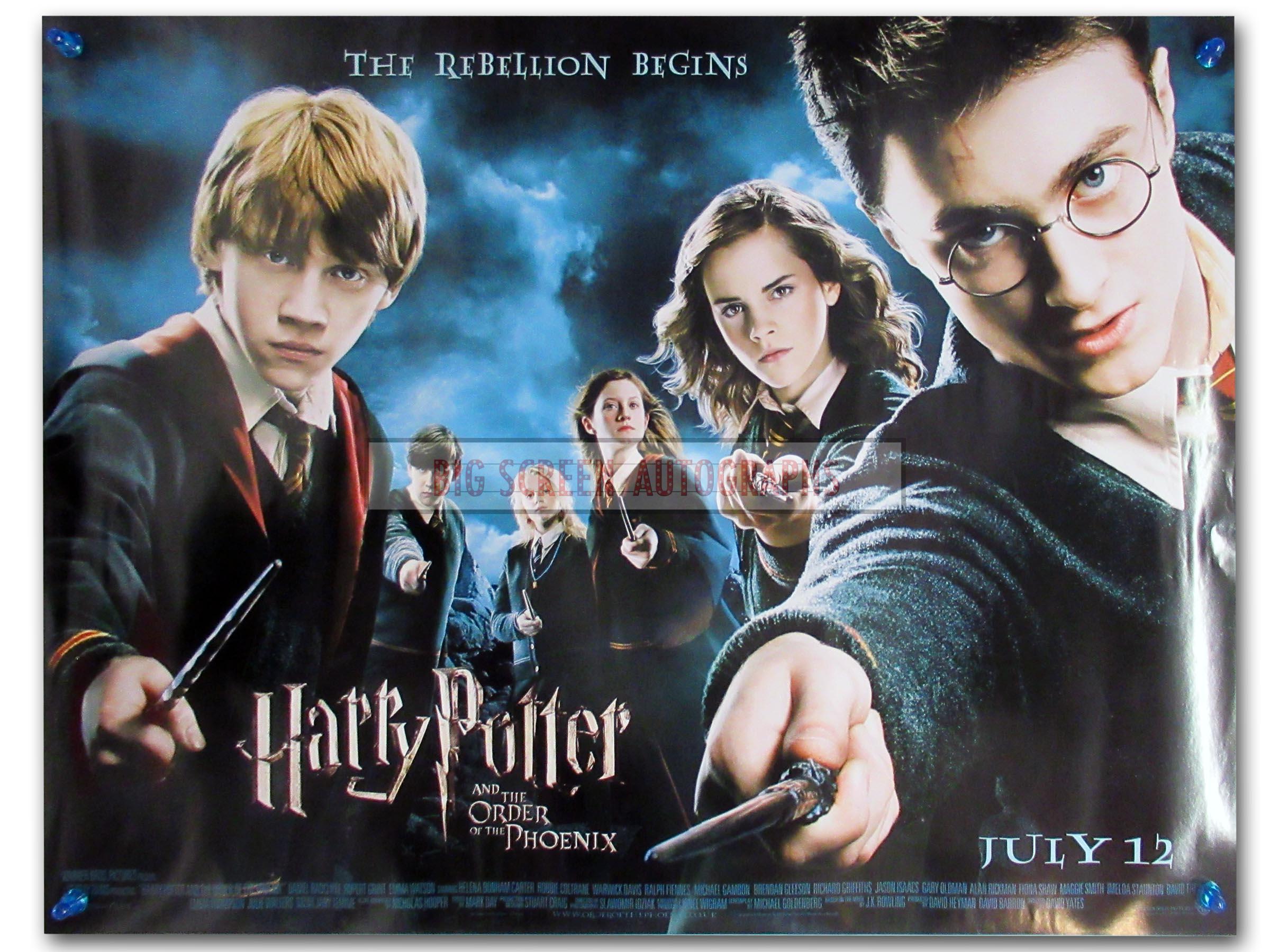 Harry Potter and the Order of the Phoenix quad poster