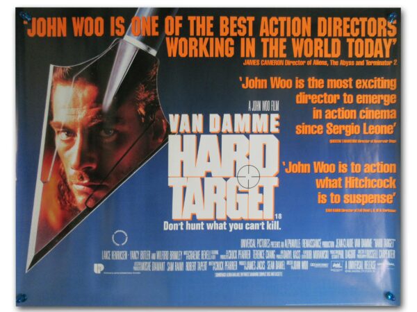 Hard Target quad poster | Big Screen Autographs