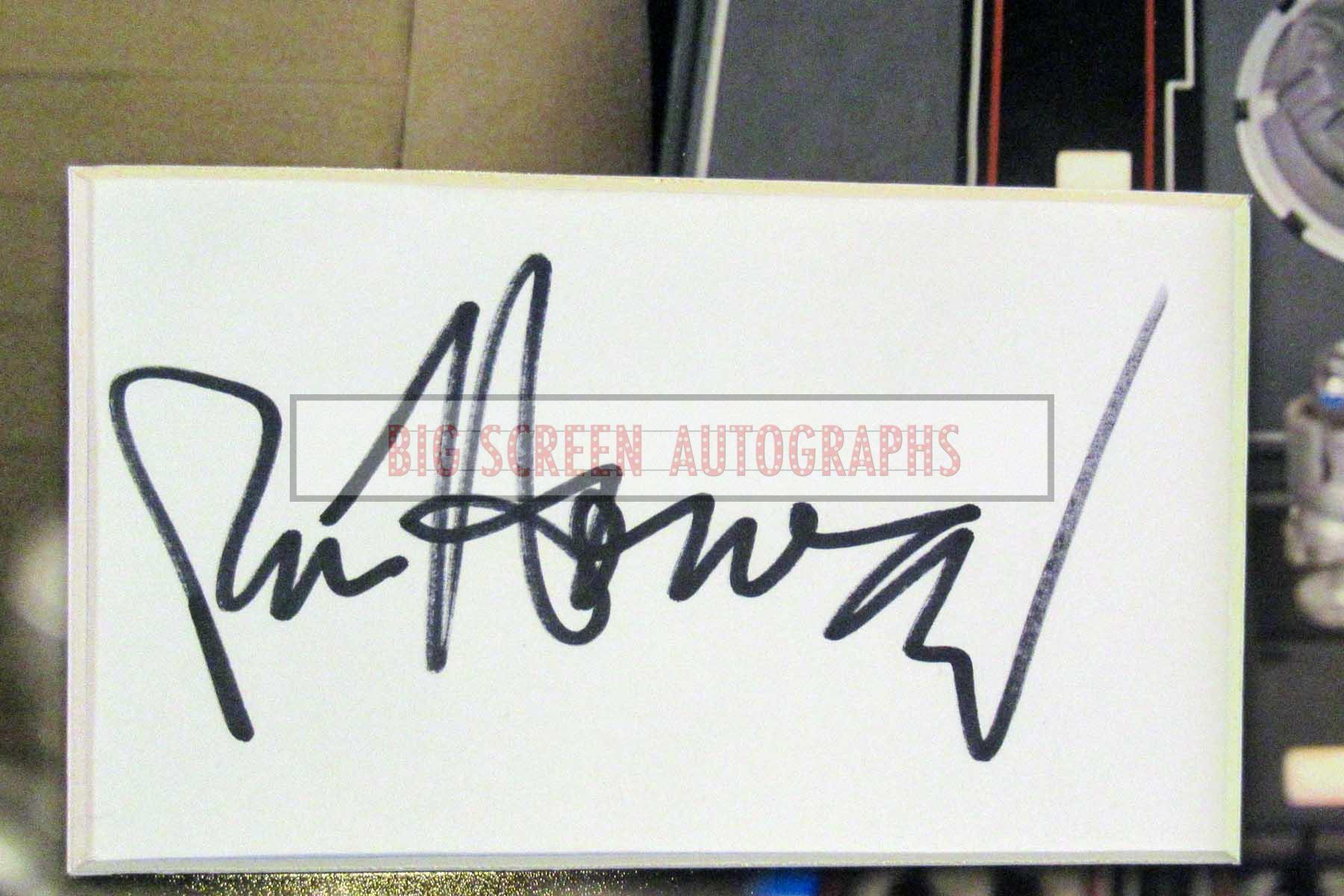 Ron Howard signed display B | Big Screen Autographs