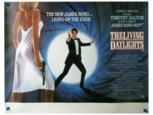 The Living Daylights quad poster