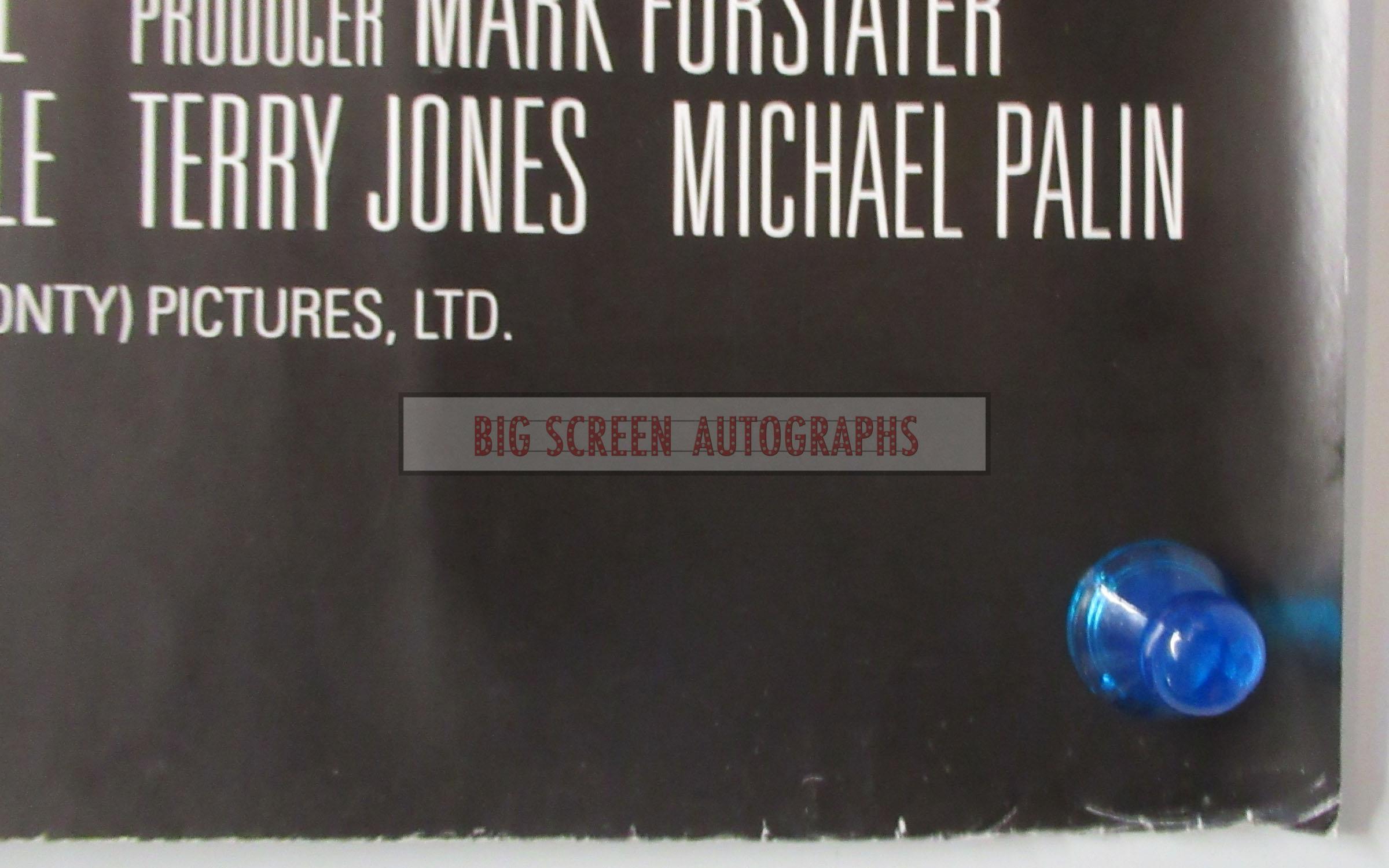 Monty Python's Holy Grail signed quad poster | Big Screen Autographs