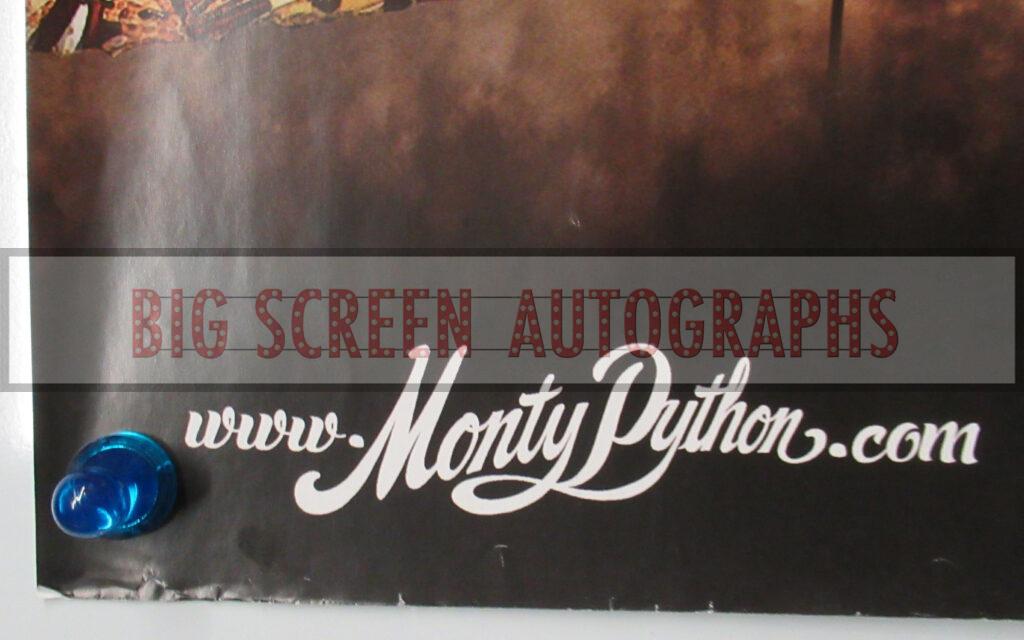 Monty Python's Holy Grail signed quad poster | Big Screen Autographs
