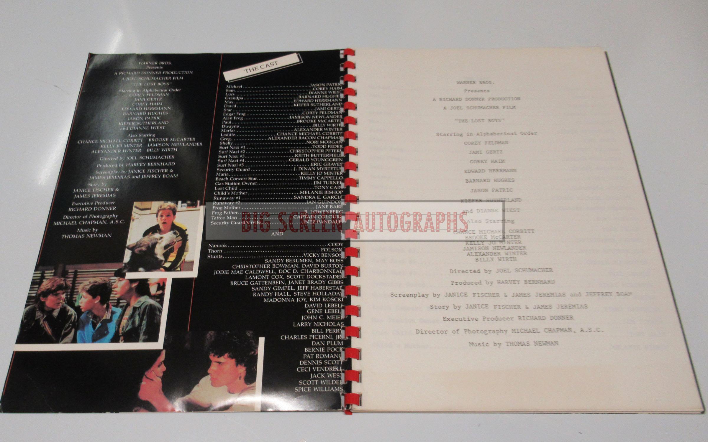 The Lost Boys original press kit - Image 4