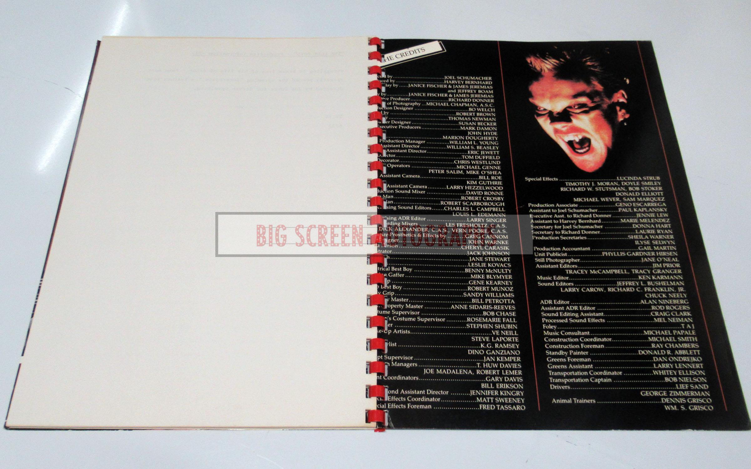 The Lost Boys original press kit - Image 8