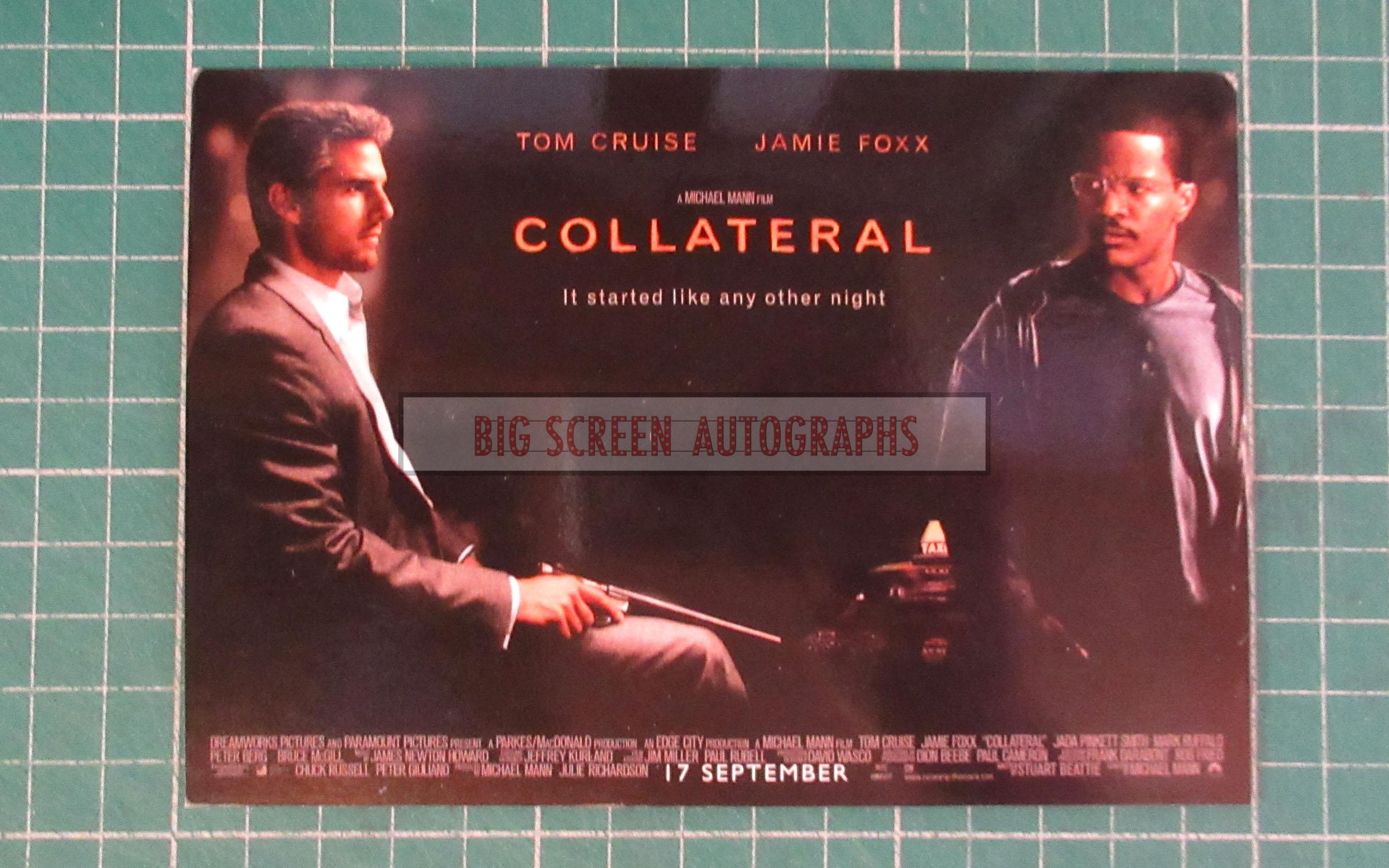 Collateral press screening ticket | Big Screen Autographs