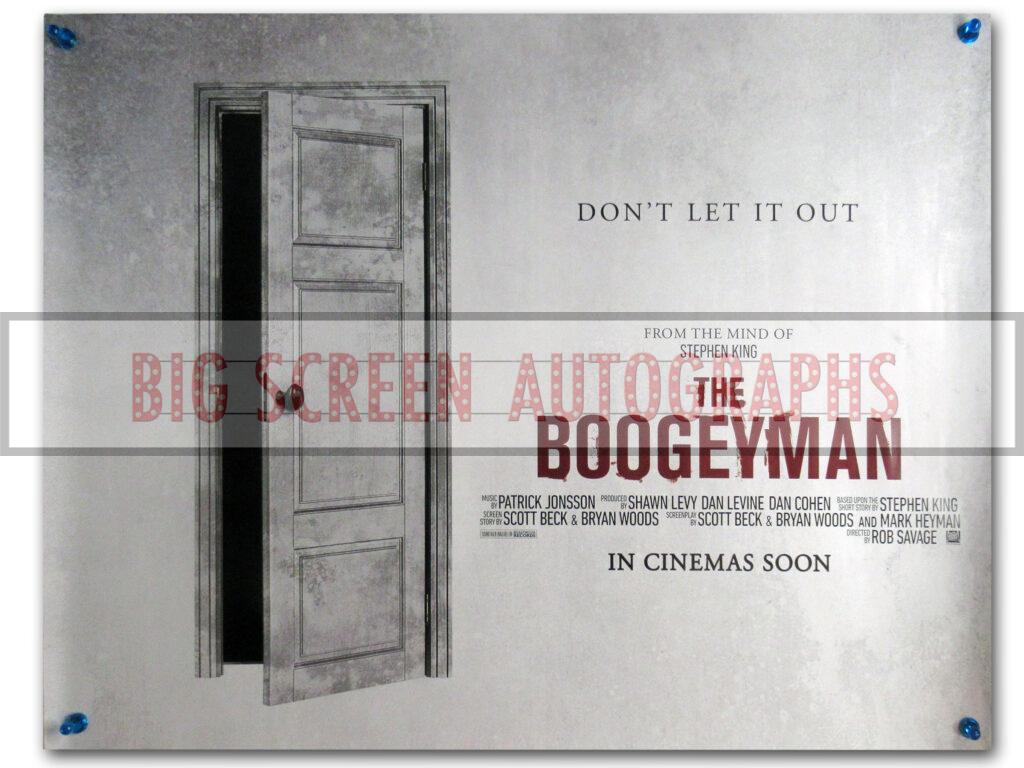The Boogeyman quad poster | Big Screen Autographs