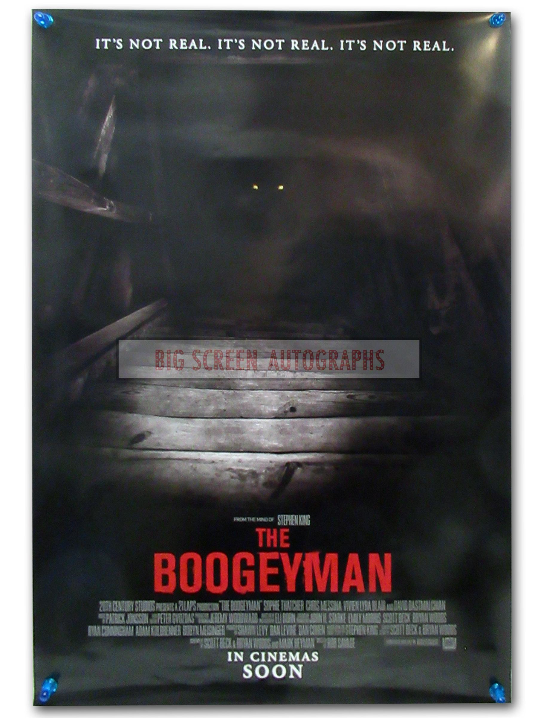 Boogeyman Banner The Boogeyman one sheet poster | Big Screen Autographs