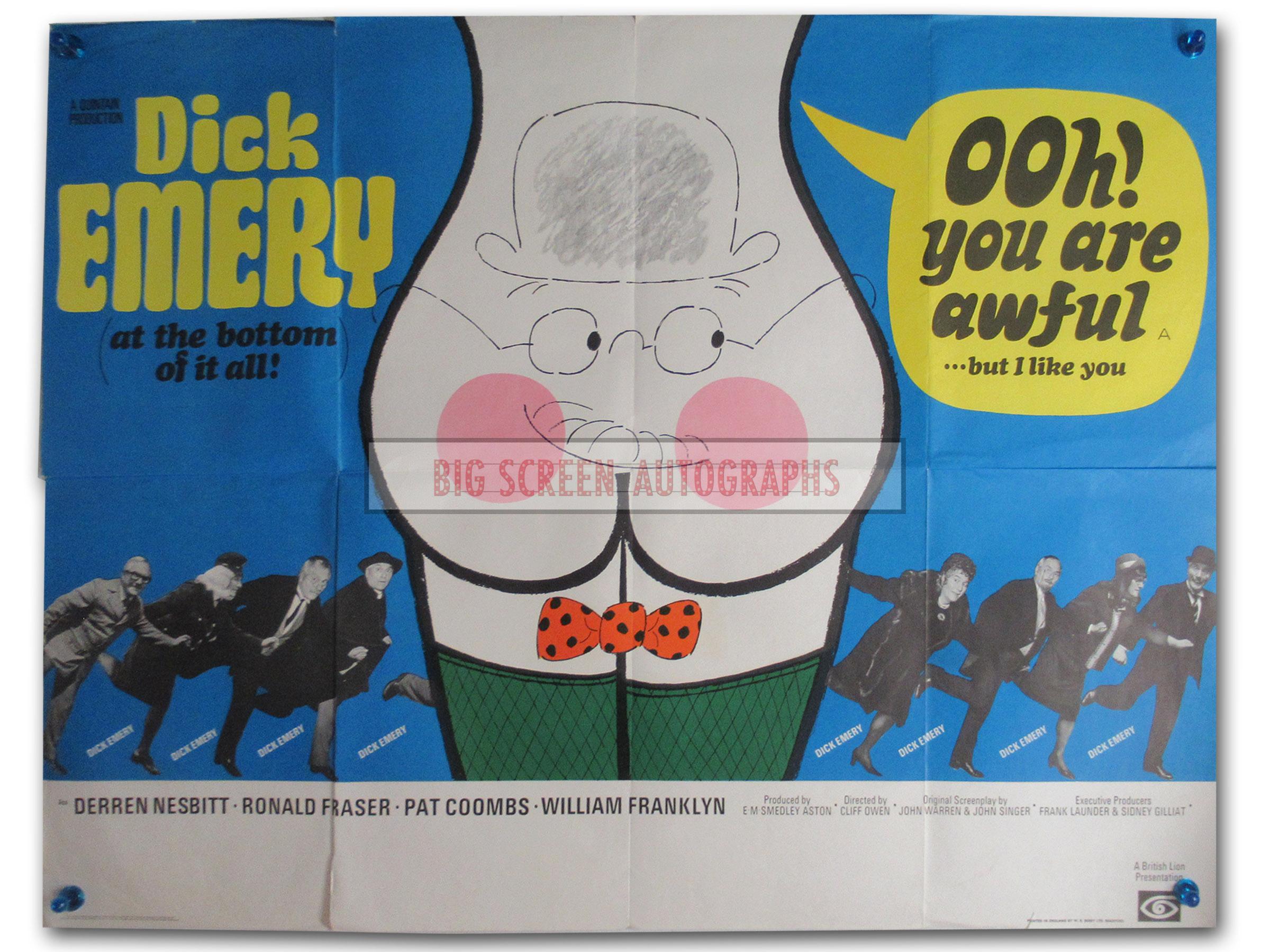 Ooh! You Are Awful ... But I Like You quad poster