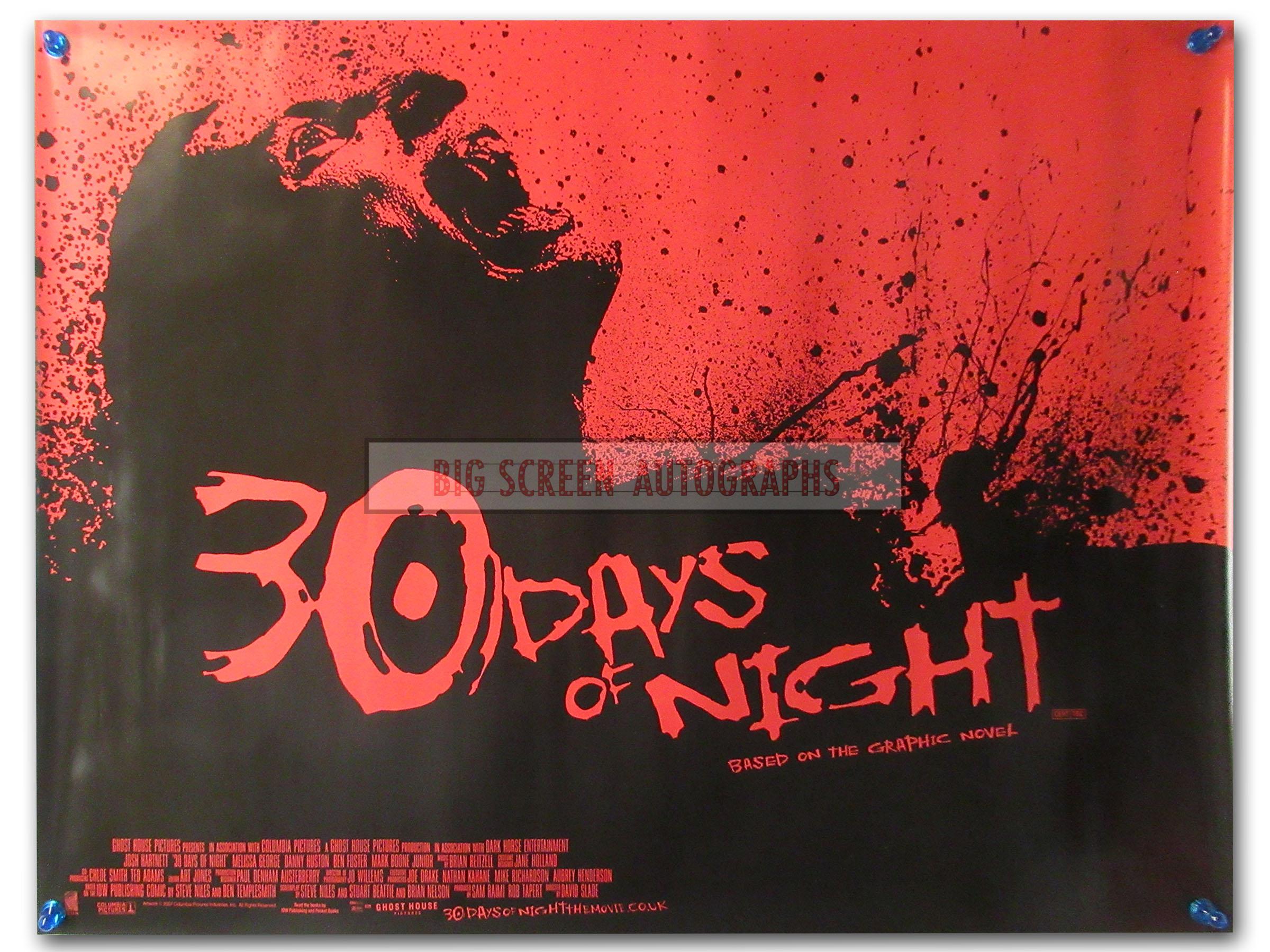 30 Days of Night quad poster