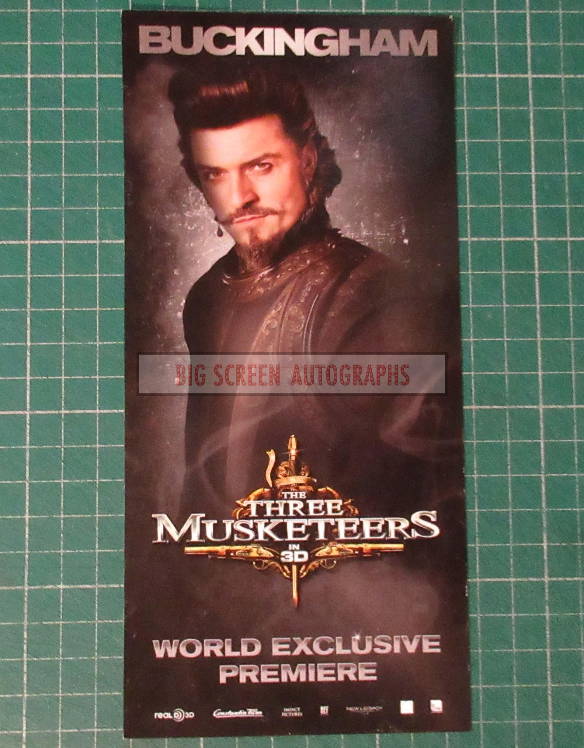 The Three Musketeers World premiere ticket A