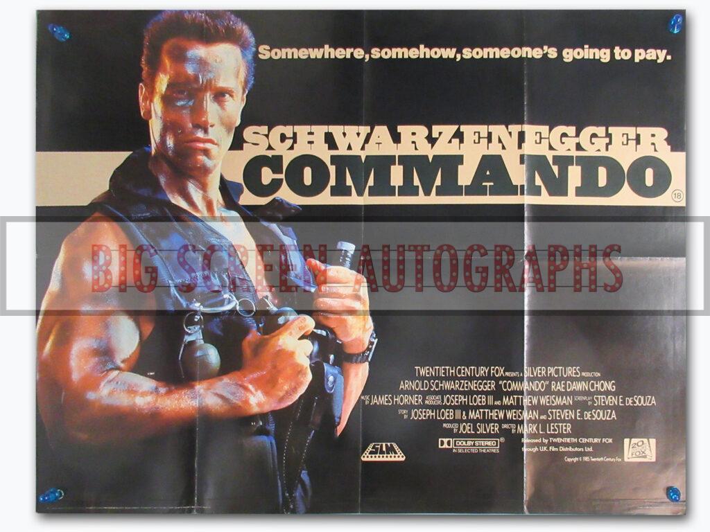 Commando quad poster | Big Screen Autographs