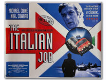 The Italian Job 30th re-release quad poster