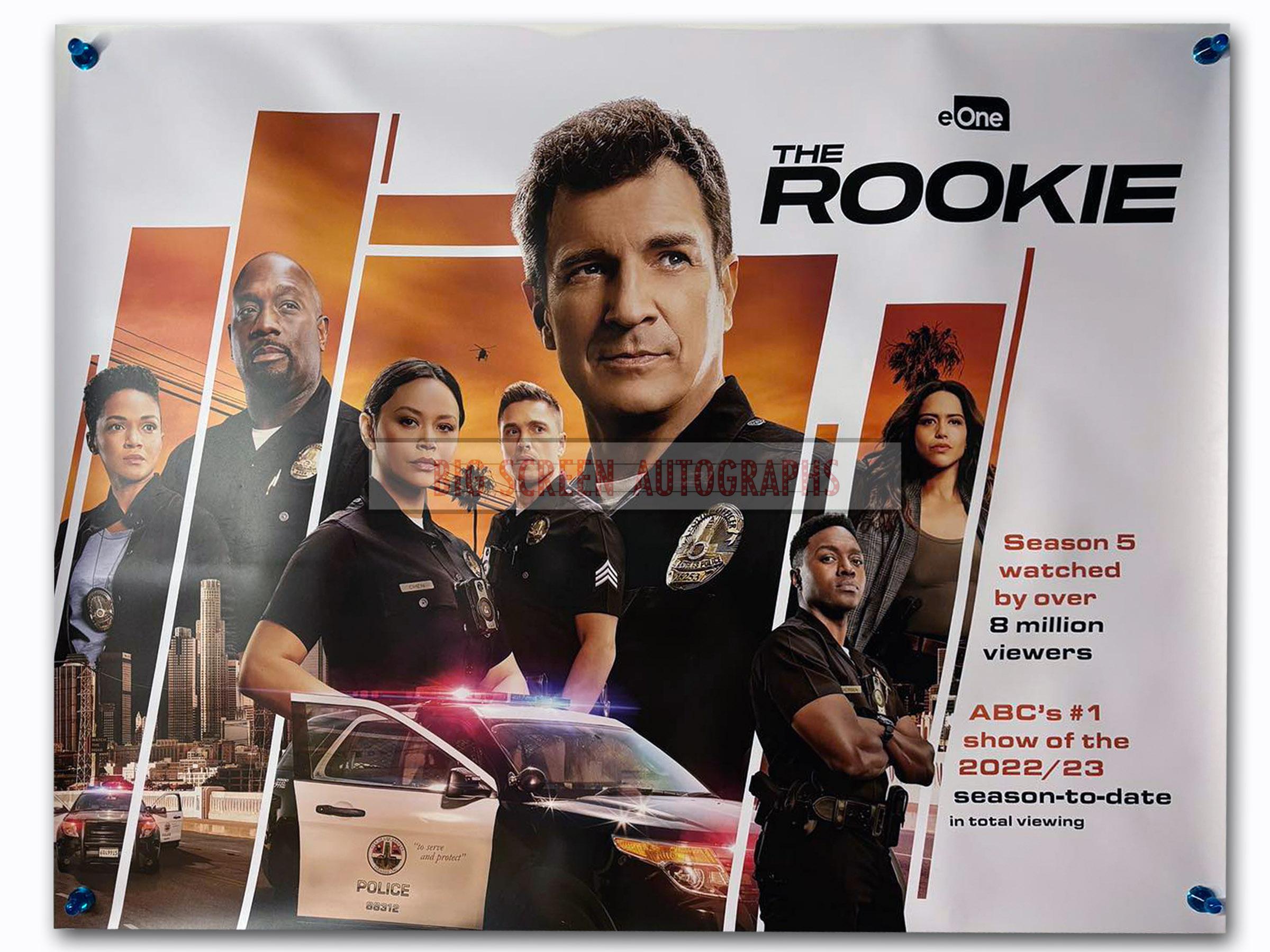 The Rookie promo TV quad poster | Big Screen Autographs