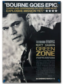 Green Zone signed one sheet poster
