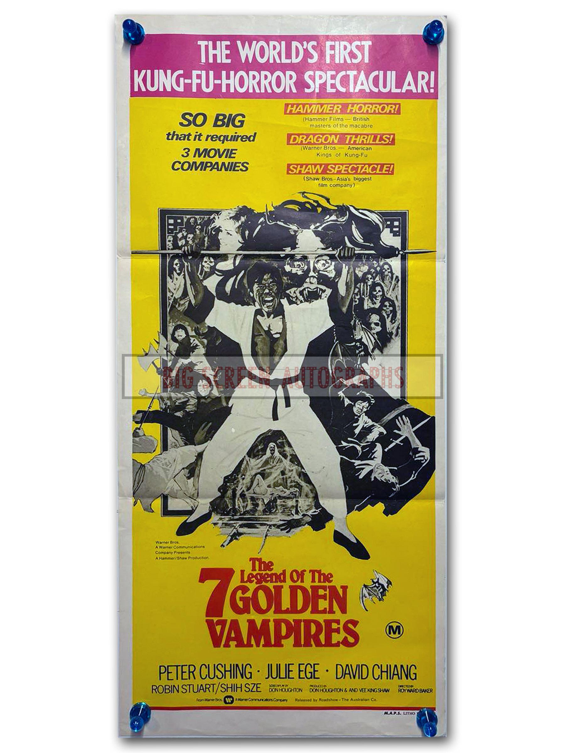 The Legend of the Seven Golden Vampires Australian poster