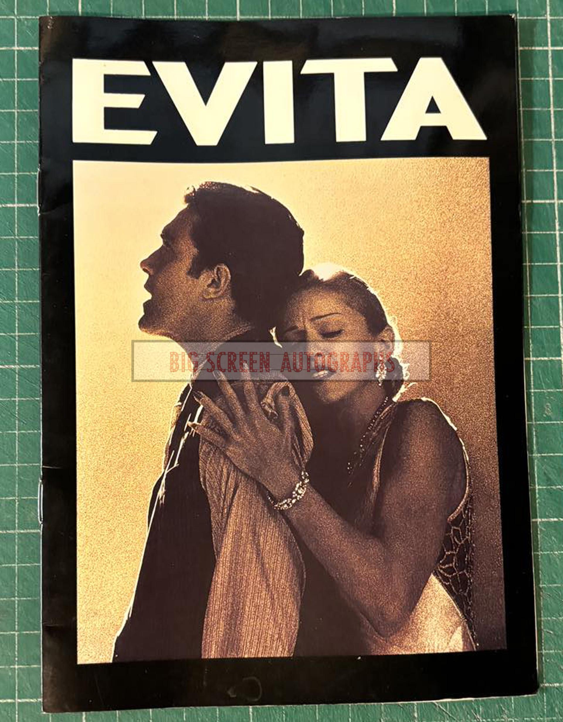Evita premiere party booklet