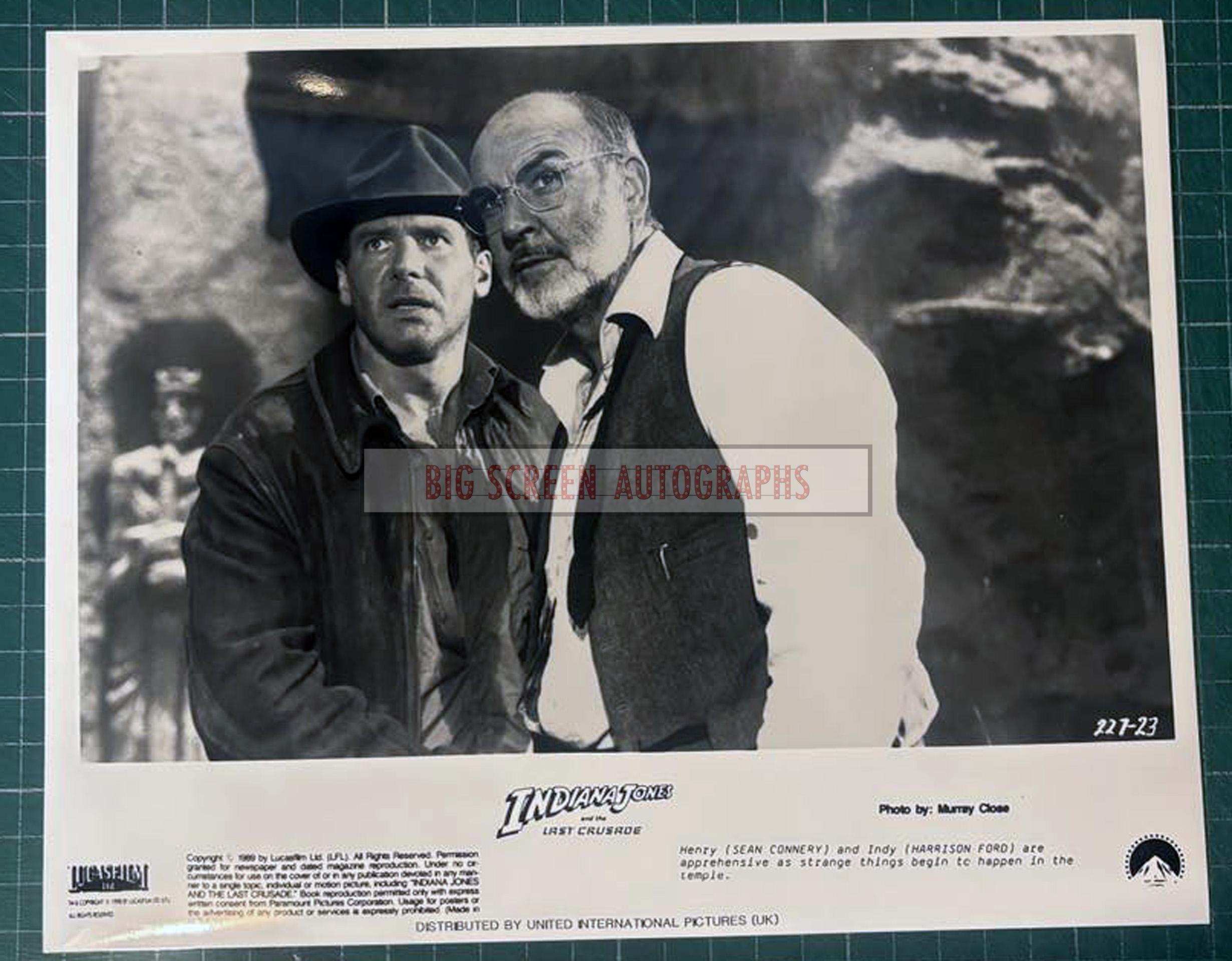 Indiana Jones and the Last Crusade publicity photo 1A