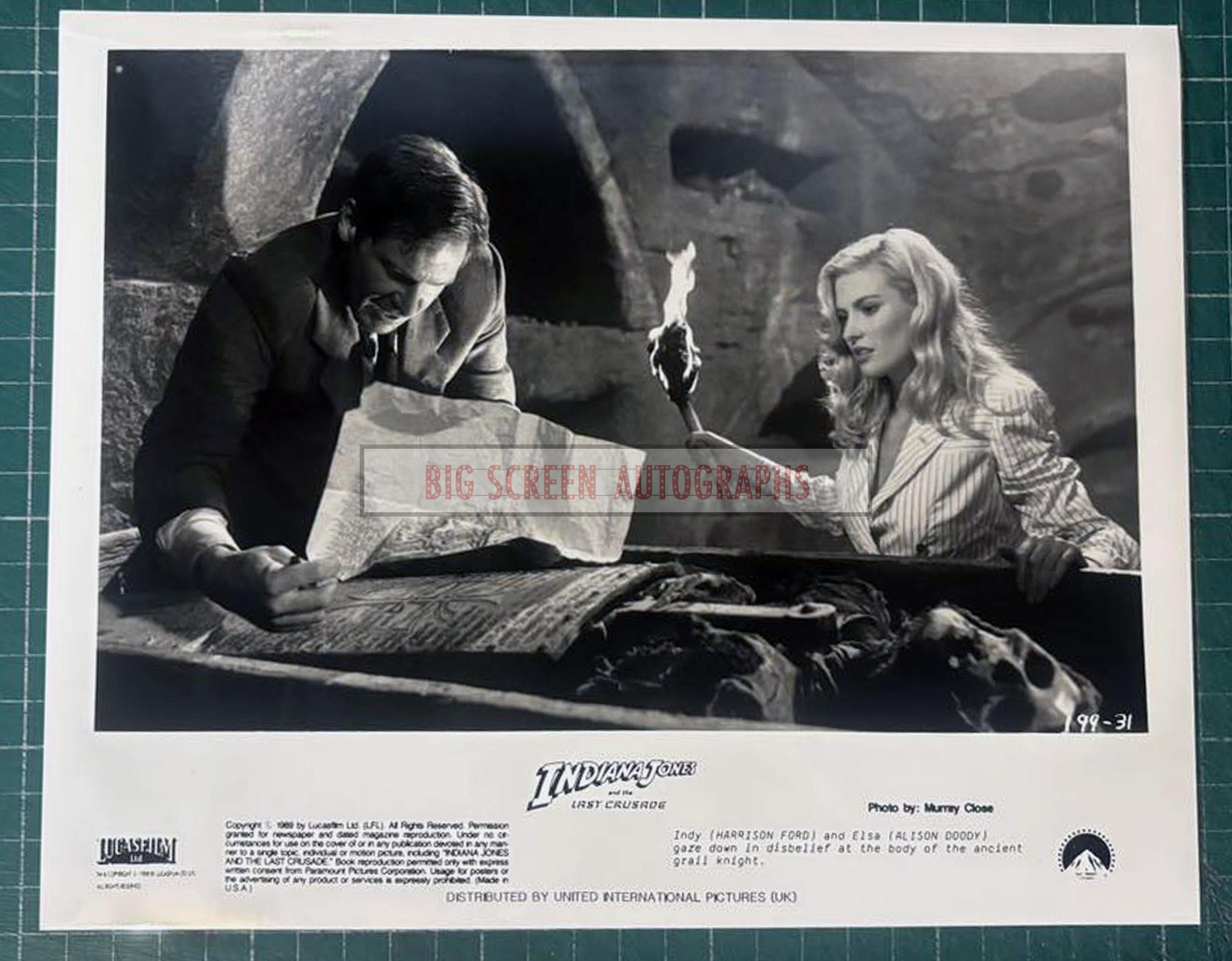 Indiana Jones and the Last Crusade publicity photo 4A