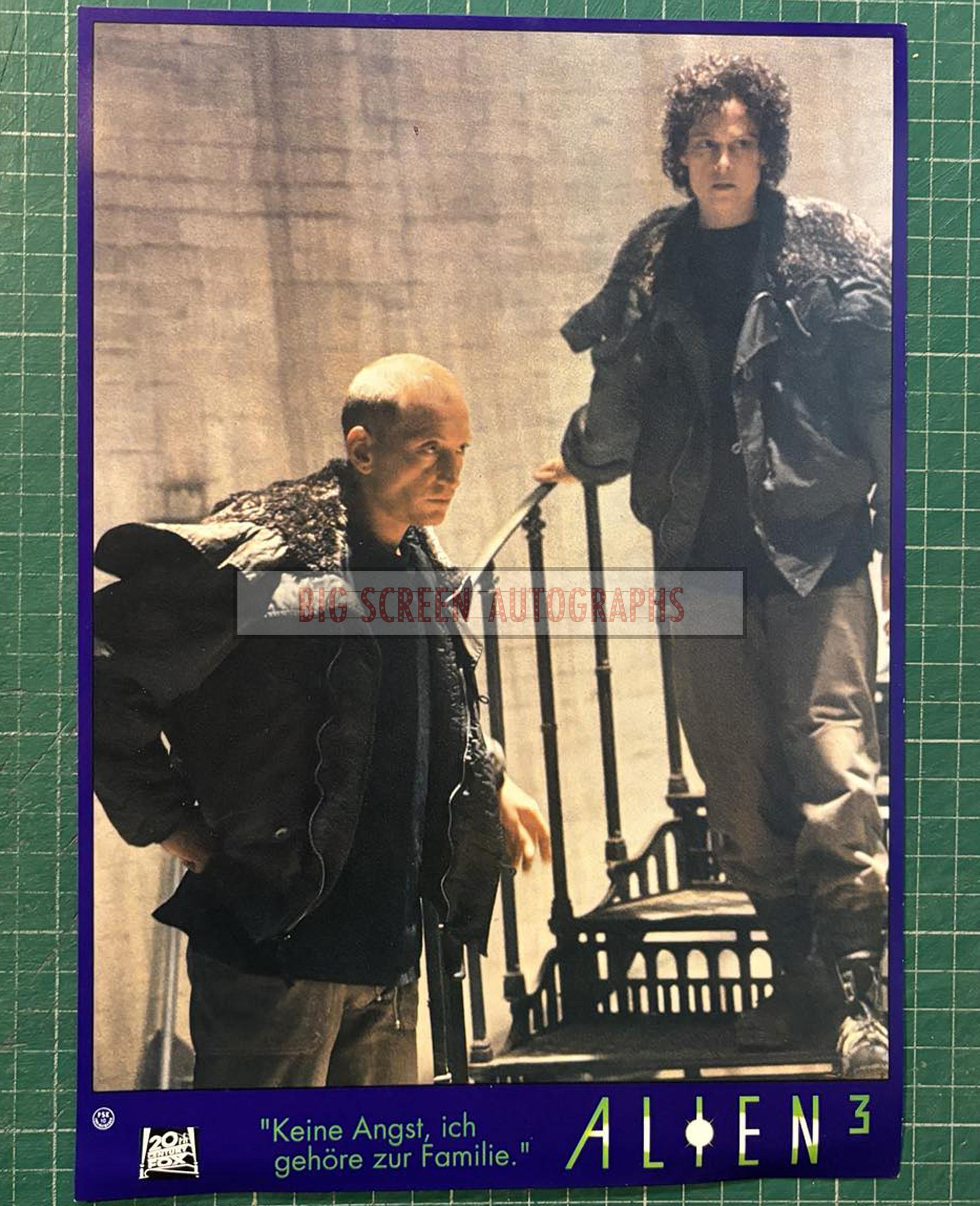 Alien 3 German lobby card O | Big Screen Autographs