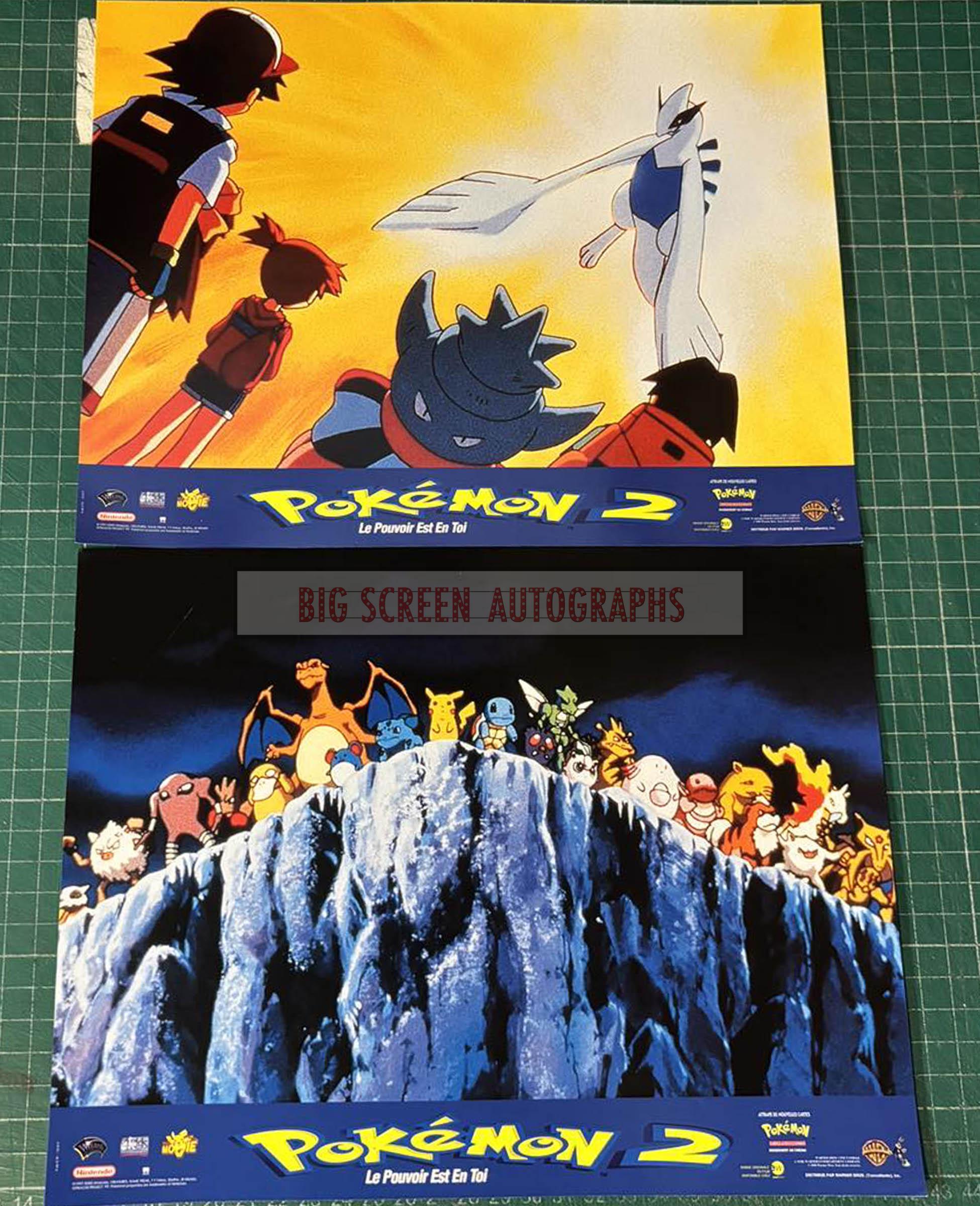 Pokemon Auto Graphs Pokemon 2 French lobby set | Big Screen Autographs