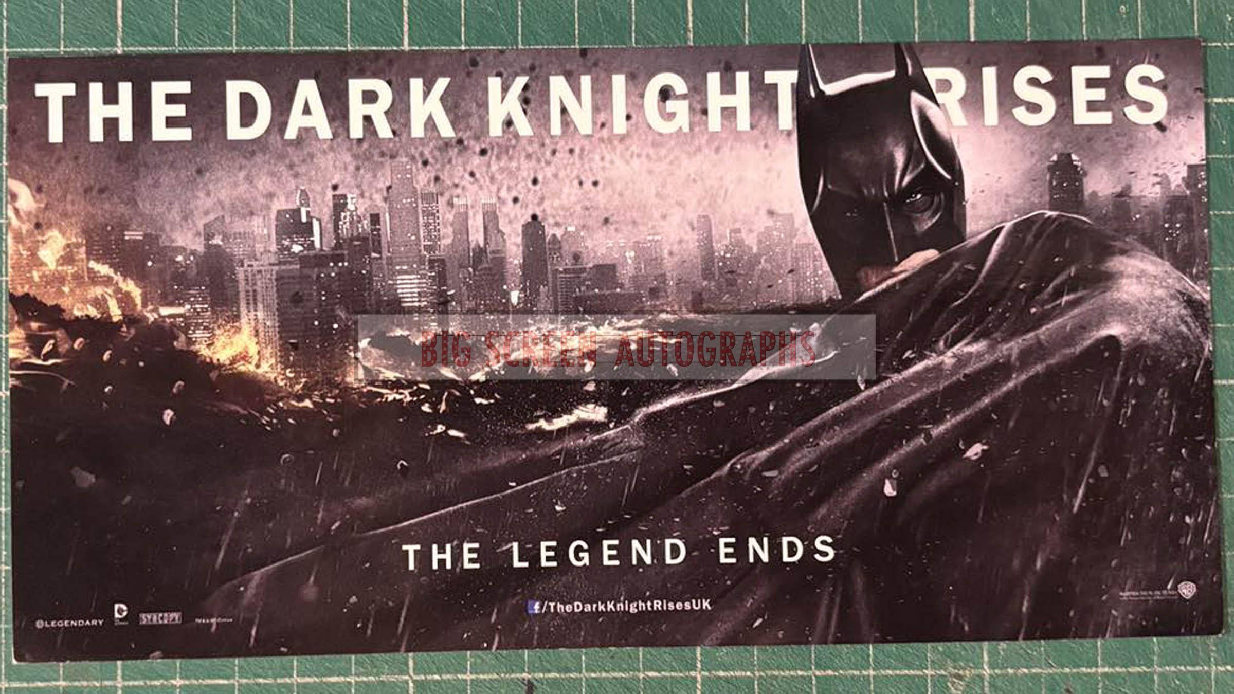 The Dark Knight Rises press screening ticket | Big Screen Autographs