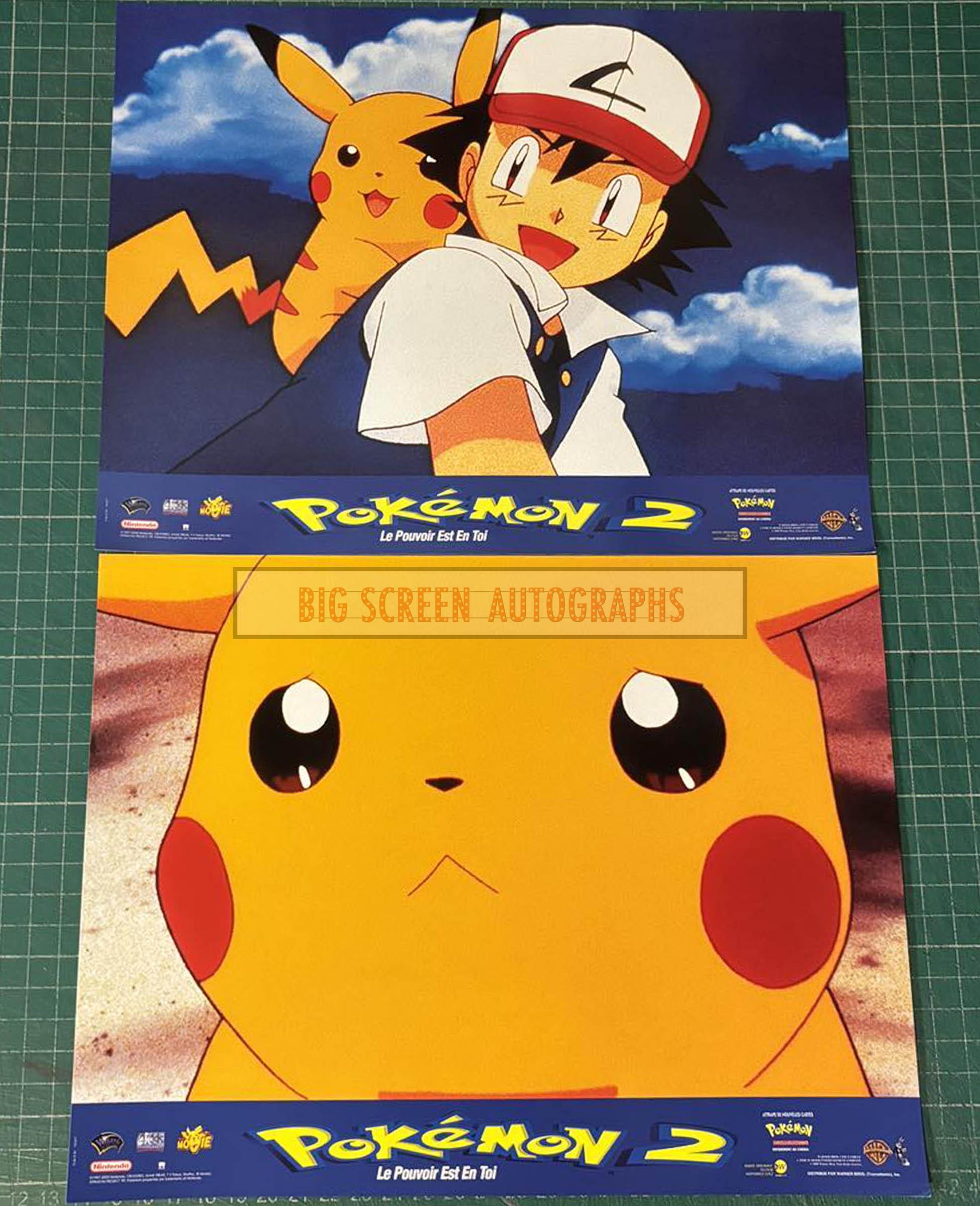 Pokemon 2 French lobby set | Big Screen Autographs