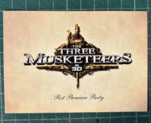 The Three Musketeers premiere after party ticket