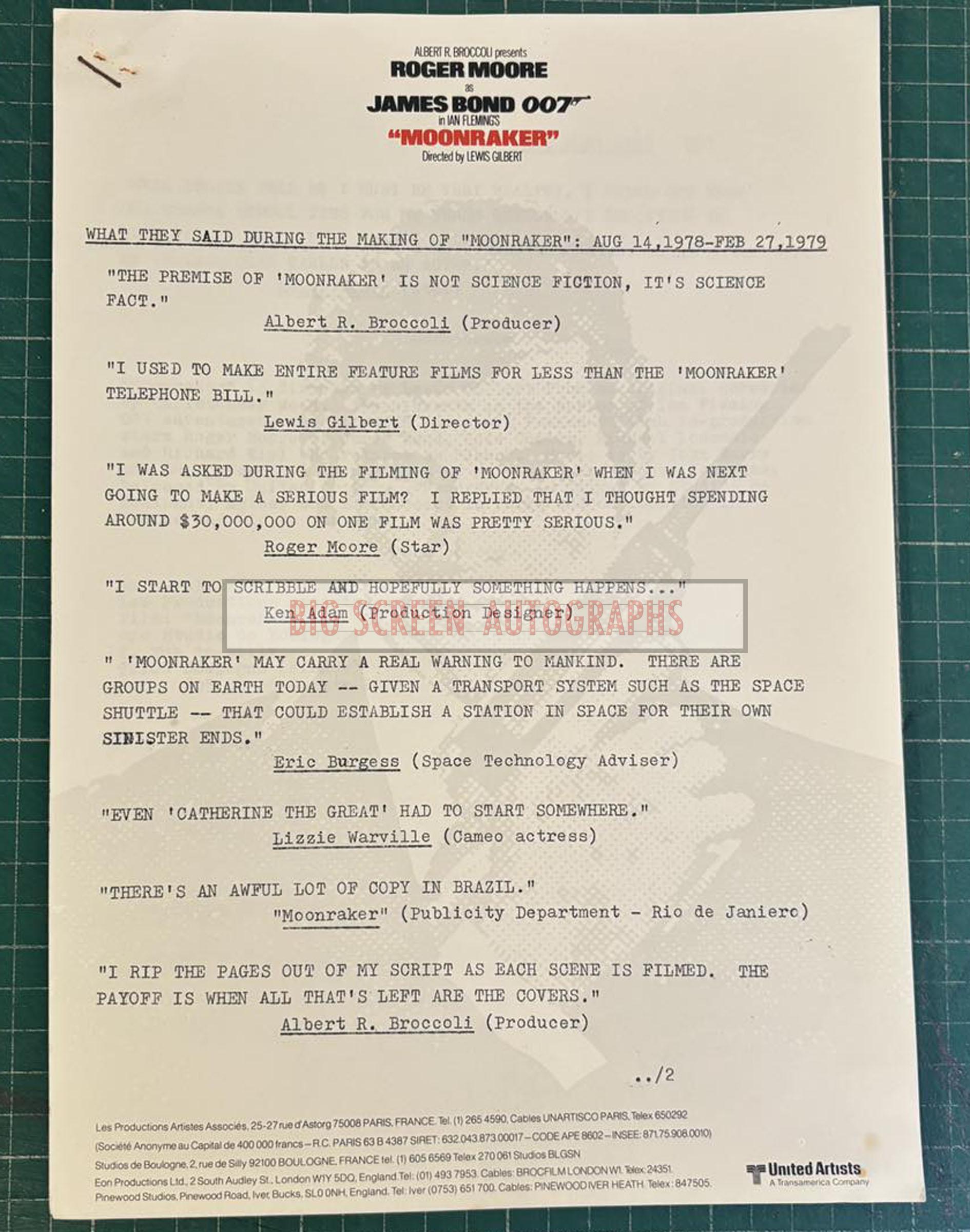 Moonraker press release G