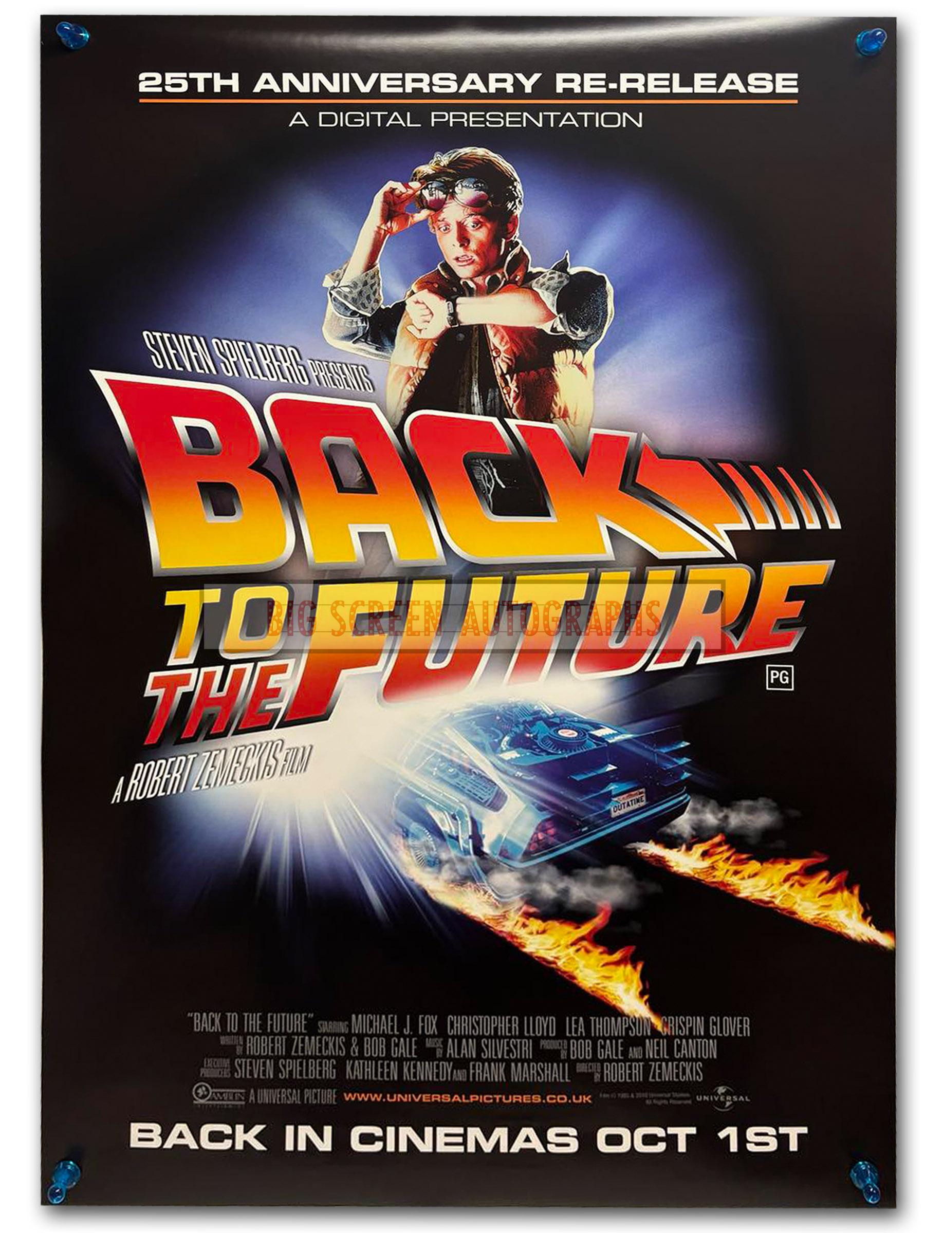 Back To The Future 25th Anniversary one sheet poster