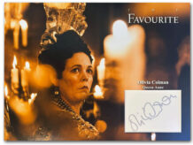 Olivia Colman signed display C