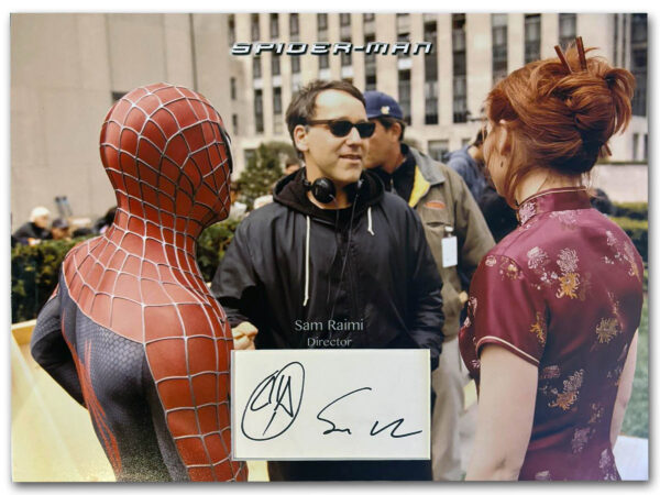 Sam Raimi signed display | Big Screen Autographs